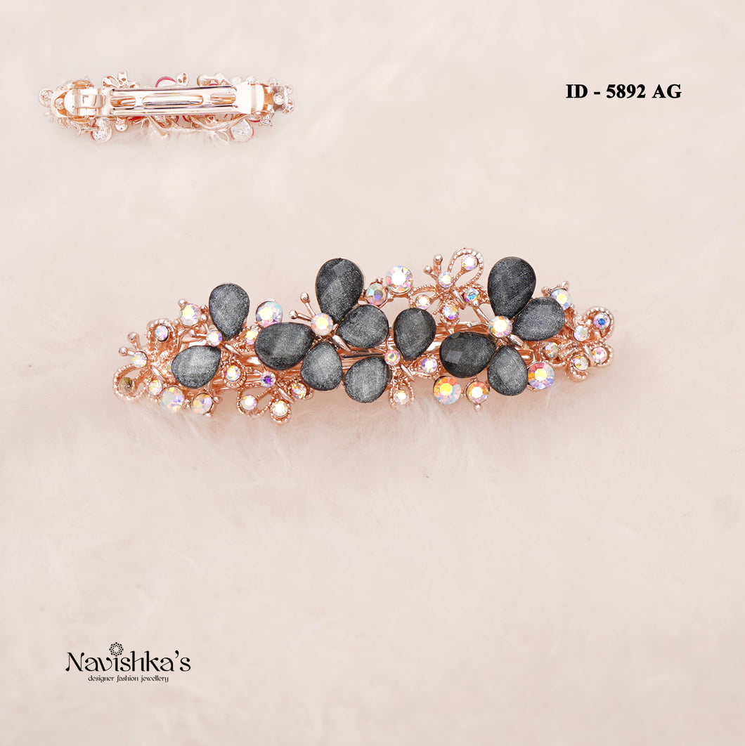 Zircon Hair Brooch