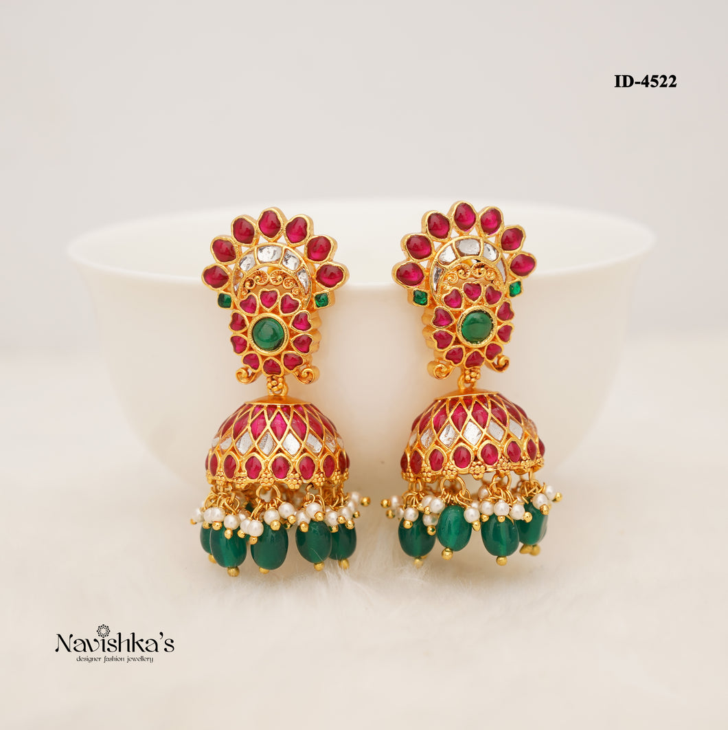 Jadau Jhumkas